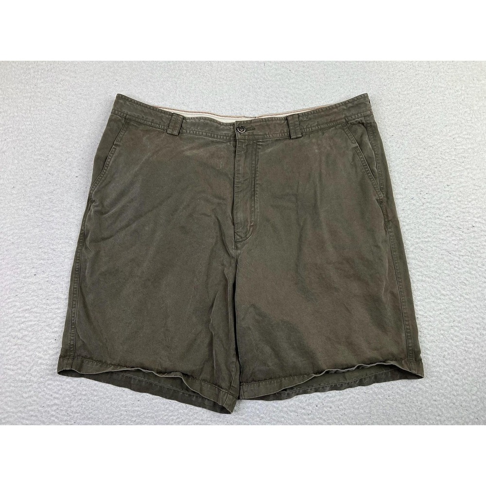 Tommy Bahama Shorts Mens 38 Brown Tencel Lyocell Chino Casual Flat Front Summer